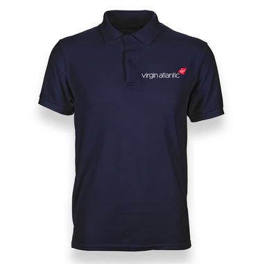 VIRGIN ATLANTIC AIRLINES POLO T-SHIRT